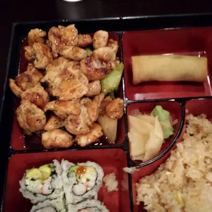 Teriyaki Chicken Bento lunch meal!