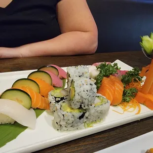 sushi and sashimi, sushi, sashimi, food