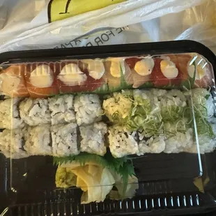 Assortment of rolls to go