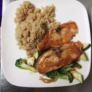 hibachi salmon
