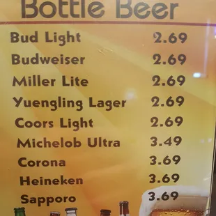 Nobody is going to complain about the price of beer.