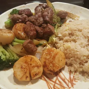 Filet and Raw Scallops