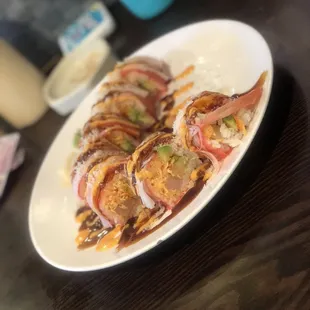 sashimi, sushi and sashimi, food, sushi