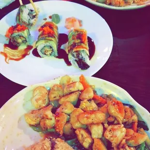 food, sashimi, sushi and sashimi, sushi