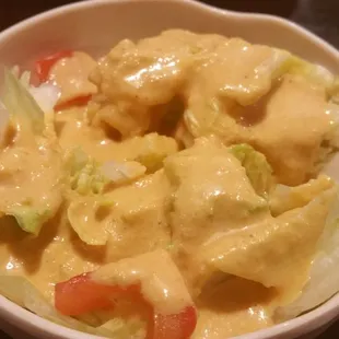 Stick with the ginger salads, this is the only thing we had everybody enjoyed.