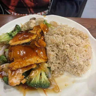 Salmon hibachi