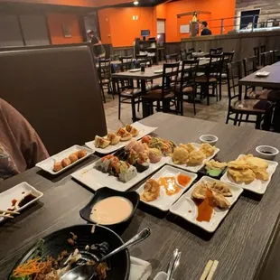 sushi and sashimi