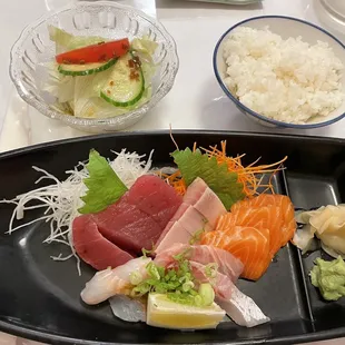 sushi and sashimi, food, sashimi, sushi