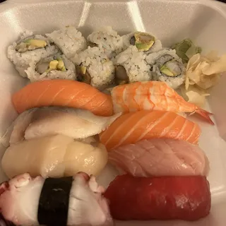 B. 8 Nigiri and Shrimp Tempura Roll