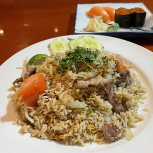 Pork fried rice Japanese style