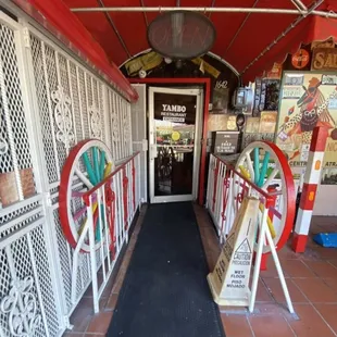 Entrance to dining area