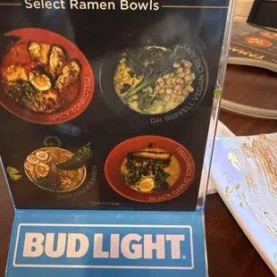 Lunch specials.