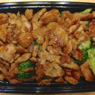 Another tasty meal from Yami Garden. It is their Teriyaki Chicken and it is a large portion that was enough to share