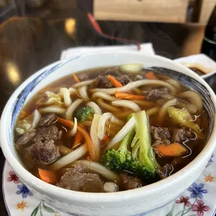 Piping hot Udon. Sooo flavorful. Bomb!!