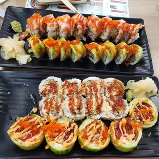 sushi and sashimi, sushi, sashimi, food