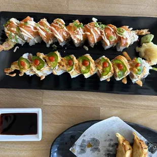 Bay area roll and Treasure Island roll
