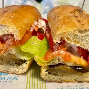 Vegetarian hot sandwich, "Sherpa"