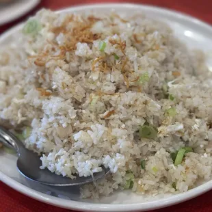 Scallop and egg white fried rice