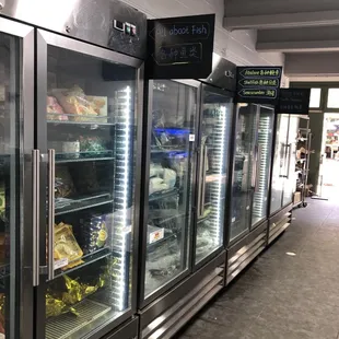 refrigerators with food inside