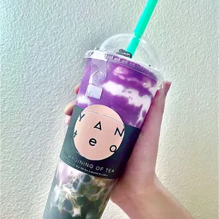 Purple Yam Black Sugar Boba Milk