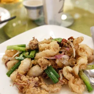 Fried Salted and Pepper Crispy Squid