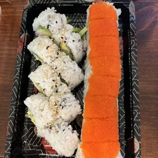 Sushi roll lunch combo $11.50