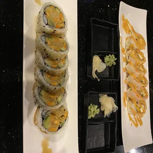 SALMON ROLL TEMPURA APPETIZER