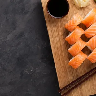 sashimi, sushi and sashimi, food, sushi