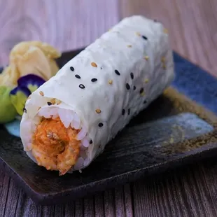 Spicy Soft Shell Crab Hand Roll