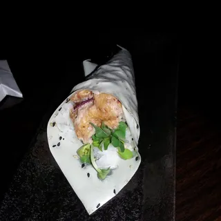Baked Blue Crab Hand Roll