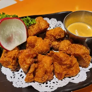 chicken wings and fried chicken, food