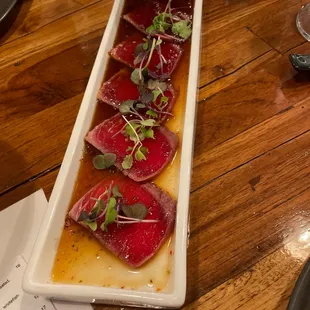 Incredible tuna tataki special