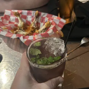 Blackberry pie mule