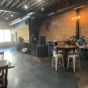 Stage and more tables