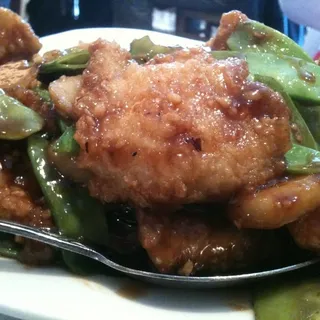 Squid with Black Bean Sauce