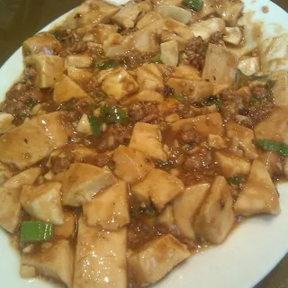 Hot Spicy Bean Curd with Minced Pork