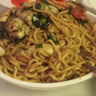 Garlic noodles and crab...