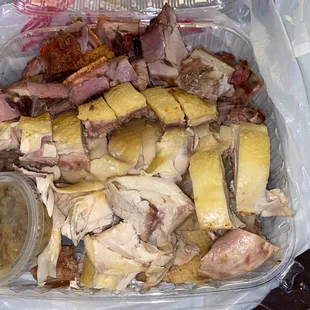 Roasted pork and steamed chicken  G08.