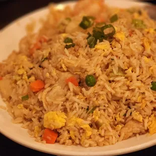 Pineapple Fried Rice with Chicken and Shrimp