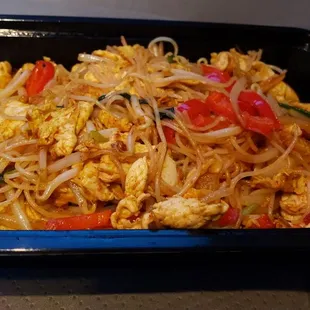 Singapore Vermicelli with chicken