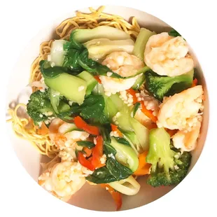 Hong Kong Style Crispy Noodles