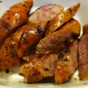 The grilled sausage that I love to add to my Pho.
