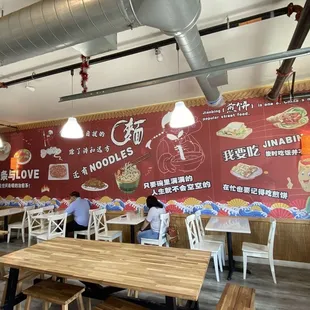 the interior of a restaurant