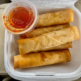 Hmong Eggrolls w/ Sweet Chili Sauce