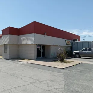 the outside of the building