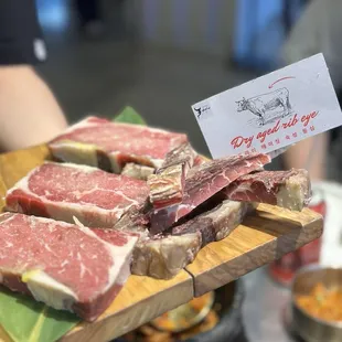 Dry aged beef ribeye