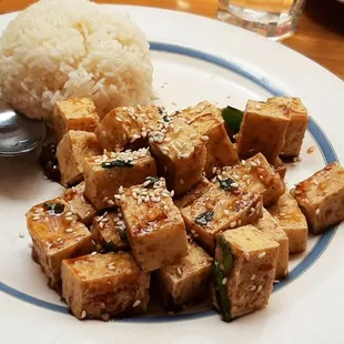 Sesame Orange Tofu Lunch Special