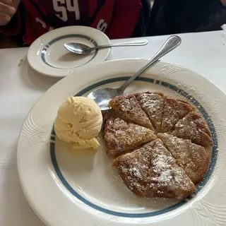 Dessert Palatha with Ice Cream
