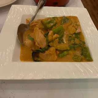 Pumpkin Chicken Curry