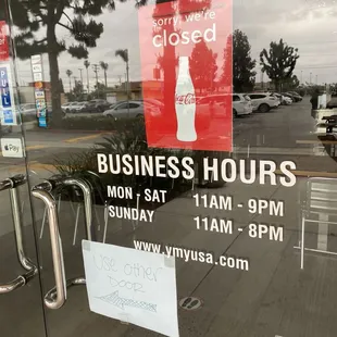 Wrong hours.  They apparently don't open on Saturday.